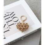 ショッピングキーホルダー キーホルダー ビーズハートチャーム