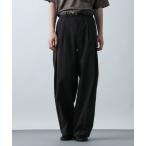  слаксы [SET UP соответствует ] Chris p глубокий tuck широкий брюки (HARE) мужской 