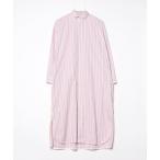 「TICCA」 ストライプ柄シャツワンピ
