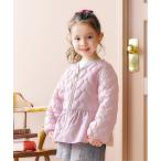 ブルゾン アウター ペプラムハートキルトアウター キッズ 子供服 女の子