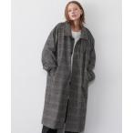 [AIVER] пальто с отложным воротником LARGE белый × черный мужской 