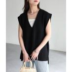 [Riberry] безрукавка tops FREE черный женский 