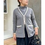 ショッピングチェーン カーディガン チェーンブレード長めVネックカーディガン レディース