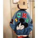 ショッピング女の子 デニムジャケット アウター ディズニーキャラクター/アップリケジャケット キッズ 子供服 男の子 女の子