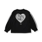 tシャツ ハートバックロゴロンT キッズ 子供服 女の子