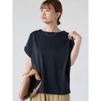tシャツ 「接触冷感」ドルマンボートネックトップス レディース