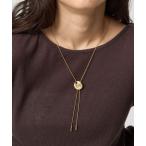 ショッピングサークル ネックレス サークルプレート Yスライド ネックレス レディース