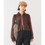 カーディガン シャギー ジップ カーディガン 「手洗い可」 レディース