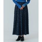 ショッピングローズ スカート (mici)JACQUARD TUCK LONG SKIRT
