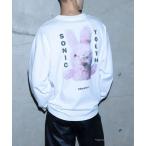 tシャツ 「SONIC YOUTH × monkey time」プリント ロングスリーブ Tシャツ メンズ