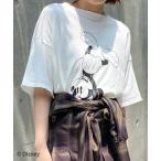 tシャツ MICKEY AND MINNIE DESIGN BIG TEE レディース