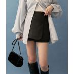 ショッピングショートパンツ パンツ ラップレイヤードミニスカパン レディース
