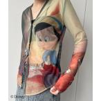 ショッピング2way カーディガン DISNEY/2WAY SHEER CARDIGAN レディース
