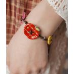 ブレスレット 紐ブレスレット/アップルボタン/NEO森ガール レディース