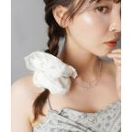 シュシュ ワッフルシュシュ/レースフラワー/NEO森ガール