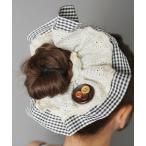 シュシュ チェックボタンシュシュ/NEO森ガール