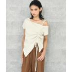 tシャツ サイド ギャザー デザイン �