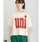 tシャツ uniビッグロゴTシャツ レディース