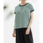tシャツ 布帛フレンチスリーブTシャツ レディース