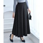 ショッピングマキシ丈 スカート ハイウエストマキシ丈フレアスカート