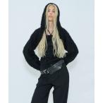 ショッピング2way ニット セーター 2WAY HOODED MUFFLER KNIT レディース