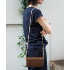 ショルダーバッグ バッグ 「AULENTTI/オウレンティ」スクエアチェーンポシェット レディース