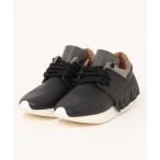 ショッピングフラット スニーカー SUS サス レザーレースアップコンビフラットフォームフリンジスニーカー レディース