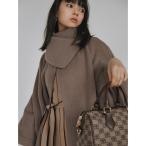 [SNIDEL] пончо FREE Brown женский 