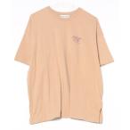 [Rodeo Crowns] вышивка короткий рукав футболка FREE orange женский 