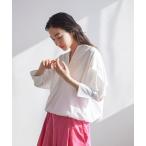 ショッピングサンヨー ブラウス シャツ 「新色追加」「マルチシーン」ドロストブラウス レディース