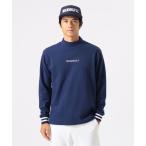 ショッピングuvカット tシャツ ORANGE LABEL / ストレッチツイル ジャカード モックネックシャツ（UVカット） メンズ