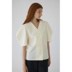 ショッピングSH- ブラウス シャツ Volume sleeve v-neck SH ボリュームスリーブブイネックシャツ レディース