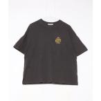 [FREAK'S STORE] вышивка короткий рукав футболка S серый женский 