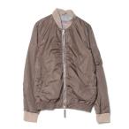 ショッピングデュベティカ 「DUVETICA」 ジップアップブルゾン 48 ブラウン メンズ