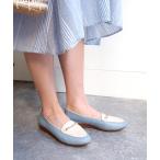 [...... san ] Flat туфли-лодочки 22.5cm голубой женский 