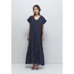 ドレス ナイロンクロスティアードワンピース