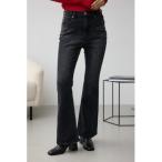 ジーンズ デニム デニムパンツ AZUL DENIM オーバーダイ切替フレアデニム レディース