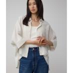 ブラウス シャツ 楊柳タックヘムコ�