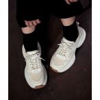 スニーカー 「Bulue.」ダッドスニーカー レディース