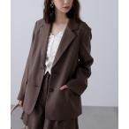 ジャケット テーラードジャケット 「セットアップ対応」オーバーサイズシングルジャケット レディース