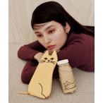 折りたたみ傘 because PUおでかけキャット晴雨兼用傘 レディース