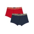 ボクサーパンツ 「2枚セット」EMPORIO ARMANI ALL OVER SHINY LOGOBAND TRUNK ボクサーパンツ 前閉じ EUサ