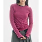 tシャツ sheer long slee