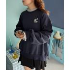 [one after another NICE CLAUP] тренировочный cut and sewn FREE темно-синий женский 