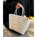 「ammy.」 かごバッグ FREE ホワイト レディース