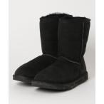 「UGG」 ムートンブーツ 23cm ブラック レディース
