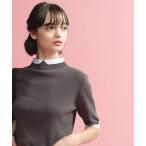 ニット セーター 「2025年秋冬モデル」Cleric Collar Knit ハーフスリーブ レディース