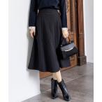 スカート ジャカードフレア スカート