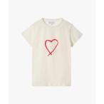 ショッピングtシャツ レディース 半袖 tシャツ アイコニック プリント コットン 半袖 Tシャツ ”Sarajevo heart” レディース