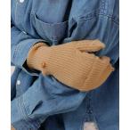 手袋 リブ編み 2wayミトン型手袋 レディース